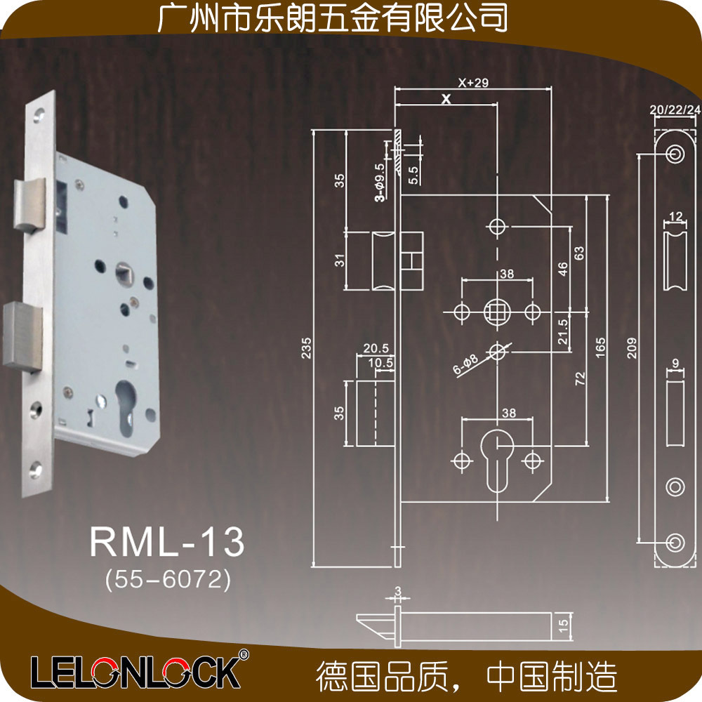 91抖音下载大全91抖音轻量版 RPL-04-15不锈钢防盗门锁